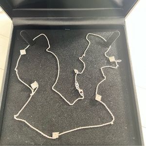 5.3ct Diamonds by the Yard necklace- 18k- 32 inches